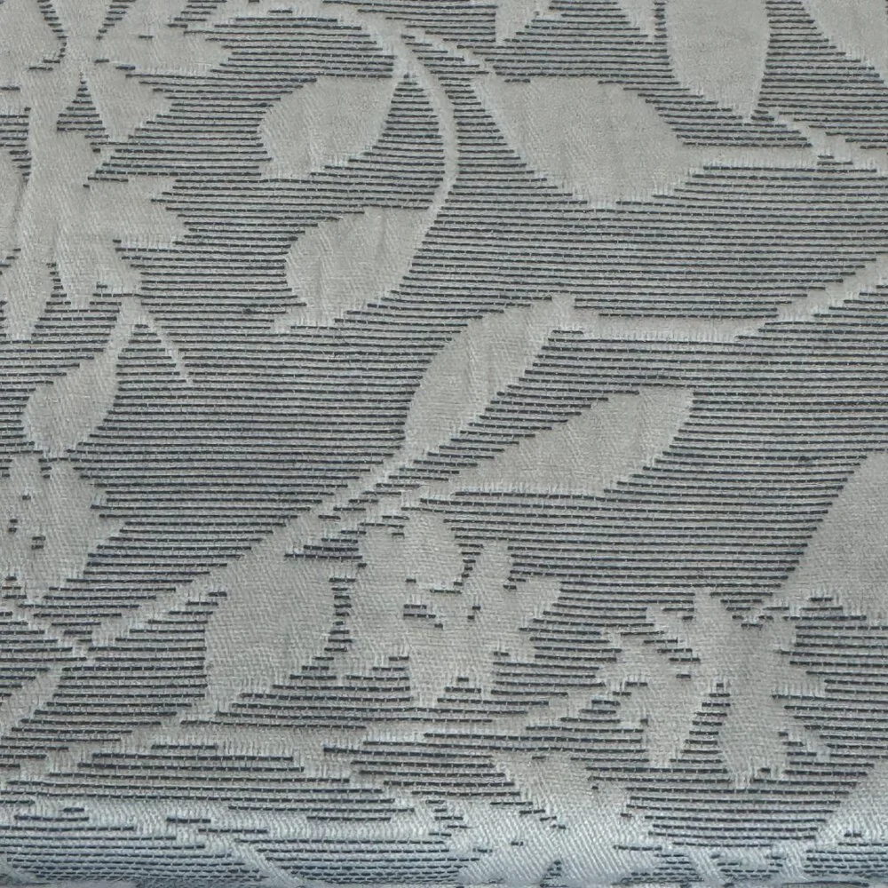 DKNY Heritage Floral Matelasse Shower Curtain Grey/White 72x72 Textured Fabric